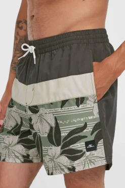 Outlet O'Neill Zwemshort Cali Block Green Dusty Flower