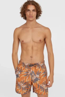 Fashion O'Neill Zwemshort Cali Floral Orange Dipped Leaves