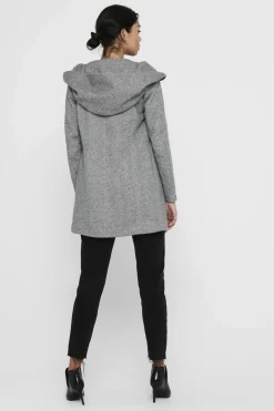 Online Only Jas SEDONA LIGHT COAT Light Grey Melange