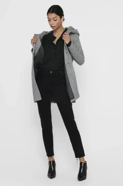 Online Only Jas SEDONA LIGHT COAT Light Grey Melange