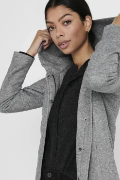 Online Only Jas SEDONA LIGHT COAT Light Grey Melange