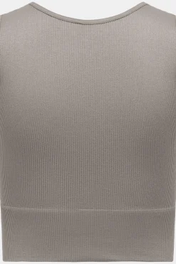 Online Only Play Sport Bh Onpjaia Life Vn Sl 2-Way Crop Seam Top Nacreous Cloud