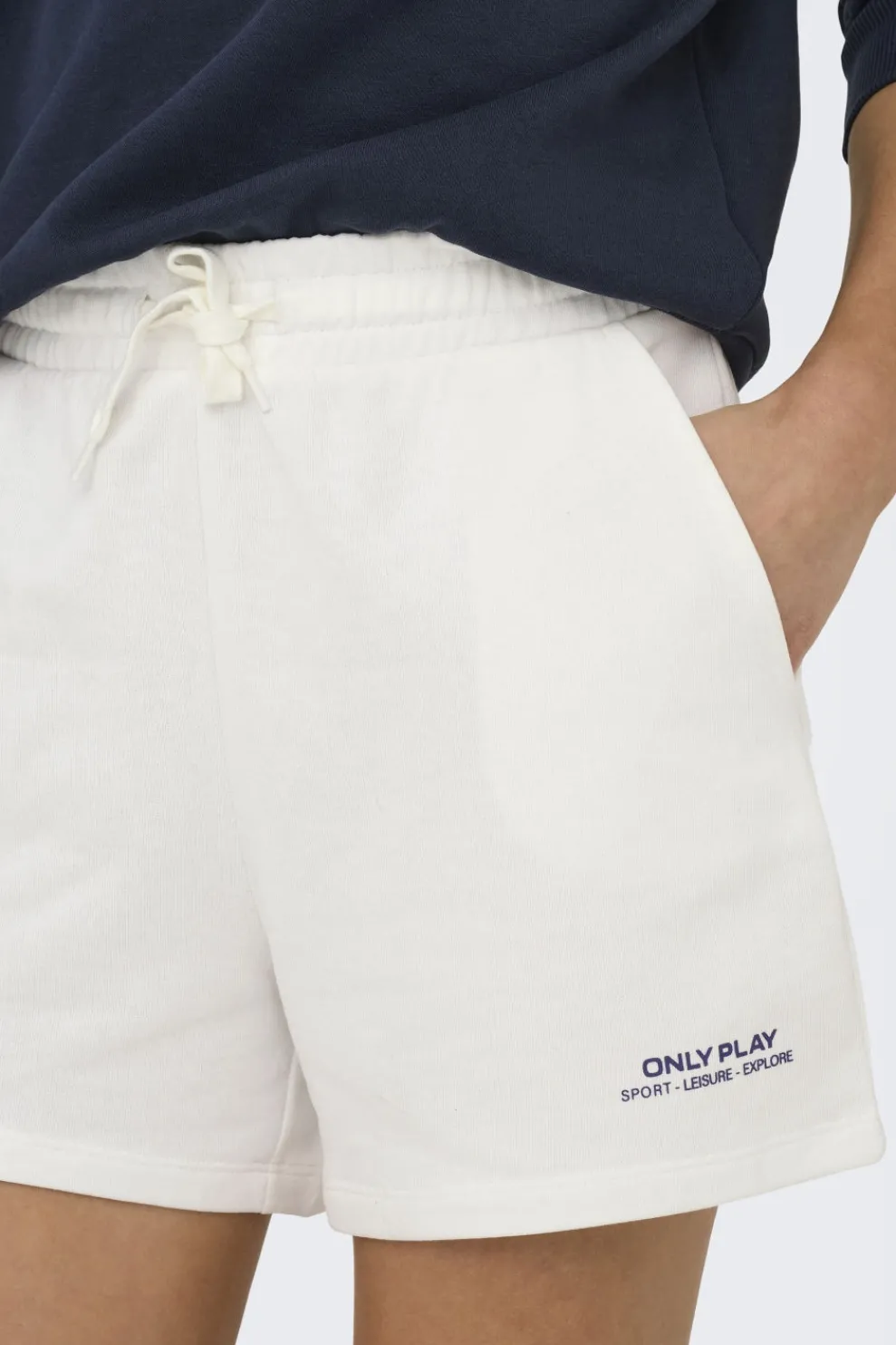 Hot Only Play Sportshort Onpmae Hw Swt Cloud Dancer