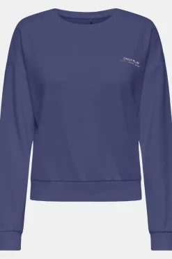 Outlet Only Play Trui Onpmae Ls On Short Swt Skipper Blue