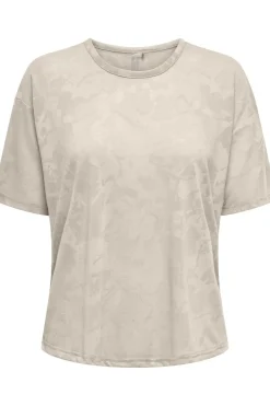 Fashion Only Play T-Shirt Onpaub-Bia On Ss Loose Bn Tee Light Grey/Marle
