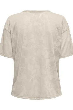Fashion Only Play T-Shirt Onpaub-Bia On Ss Loose Bn Tee Light Grey/Marle