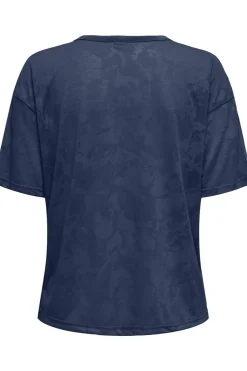 Discount Only Play T-Shirt Onpaub-Bia On Ss Loose Bn Tee Maritime Blue