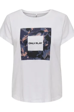 Discount Only Play T-Shirt Onpaub-Sky Life Ss Bat Loose Jrs Tee X White