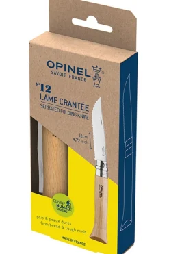 Best Opinel Mes No. 12 Inox Serrated light brown