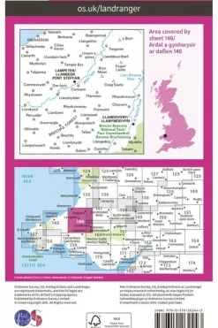 Clearance Ordnance Survey Lampeter / Llandovery landr 146 2016