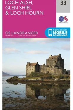 Loch Alsh / Glen Shiel / Loch Hourn landr 33-Ordnance Survey Fashion