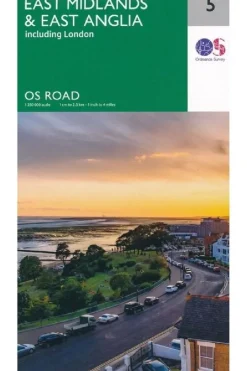 Discount Ordnance Survey Midlands Oost / East Anglia 5 2020