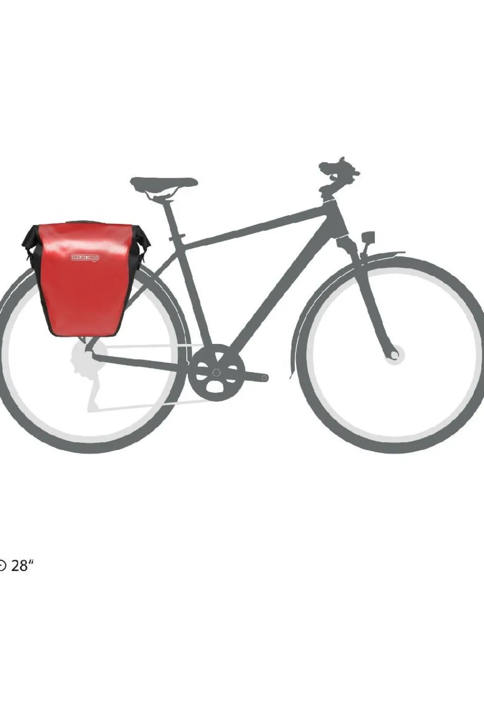 Fietstas Achter Backroller Core Single-Ortlieb Fashion