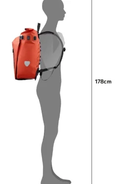 Discount Ortlieb Fietstas Achter Vario Ps Ql2.1 20 L Petrol