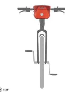 Hot Ortlieb Stuurtas Ultimate Plus 6.5 L Salsa/Dark-Chili