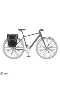 Clearance Ortlieb Verhuur - Fietstas Achter Backroller Classic black