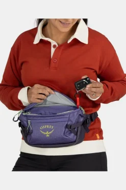 Clearance Osprey Heuptas Transporter Waist Pack Euphoria Purple/Purple Ink
