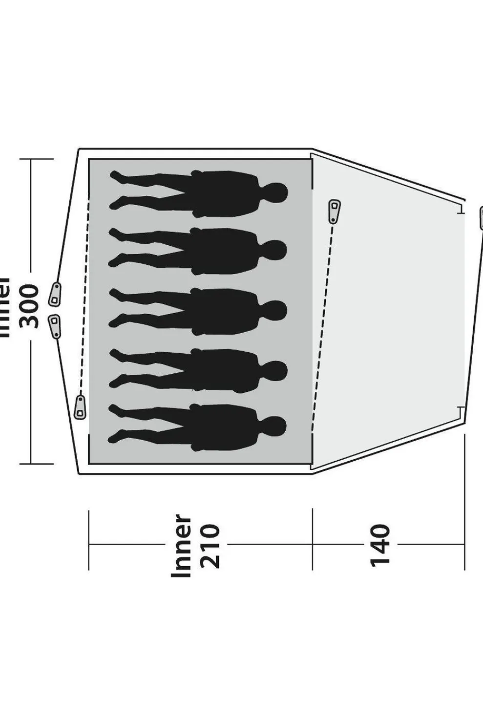 Tent Cloud 5-Outwell Clearance