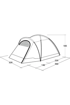 Discount Outwell Tent Cloud 5 - New Green