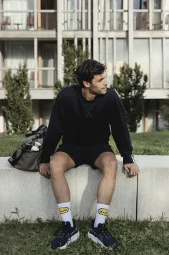 Clearance Pacific and Co Sportsokken Smile Run White