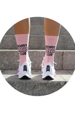 Outlet Pacific and Co Sportsokken Coffee Club Pink