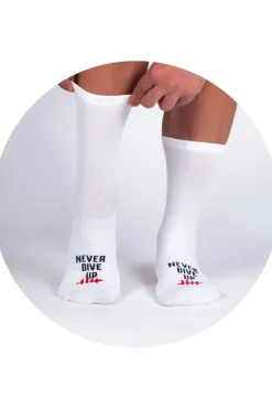 Fashion Pacific and Co Sportsokken Don'T Quit White