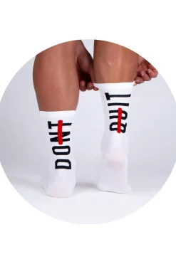Fashion Pacific and Co Sportsokken Don'T Quit White