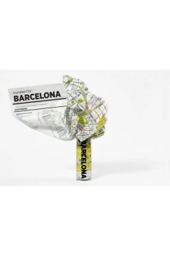 Barcelona crumpled city map-PALOMAR Outlet