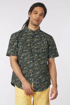 Hemd Way Ripstop Printed Short Sleeve-Passenger Clothing ltd Online