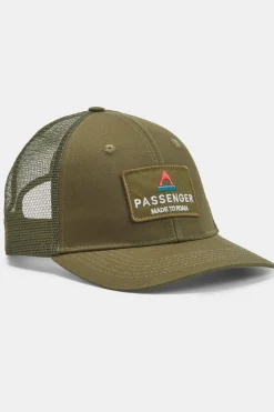 Online Passenger Clothing ltd Pet Core Organic Cotton Trucker Cap Khaki