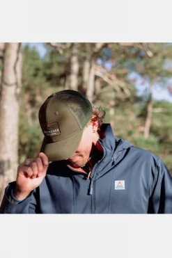 Online Passenger Clothing ltd Pet Core Organic Cotton Trucker Cap Khaki