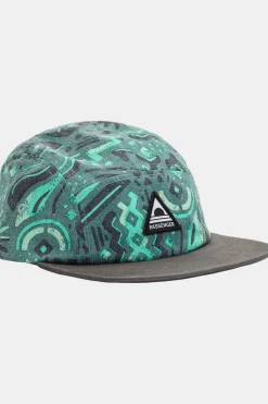 Fashion Passenger Clothing ltd Pet Coast Recycled 5 Panel Cap Snapback Cap Elemental Geo Arctic