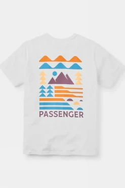 Discount Passenger Clothing ltd T-Shirt Cutout Organic Cotton T-Shirt White
