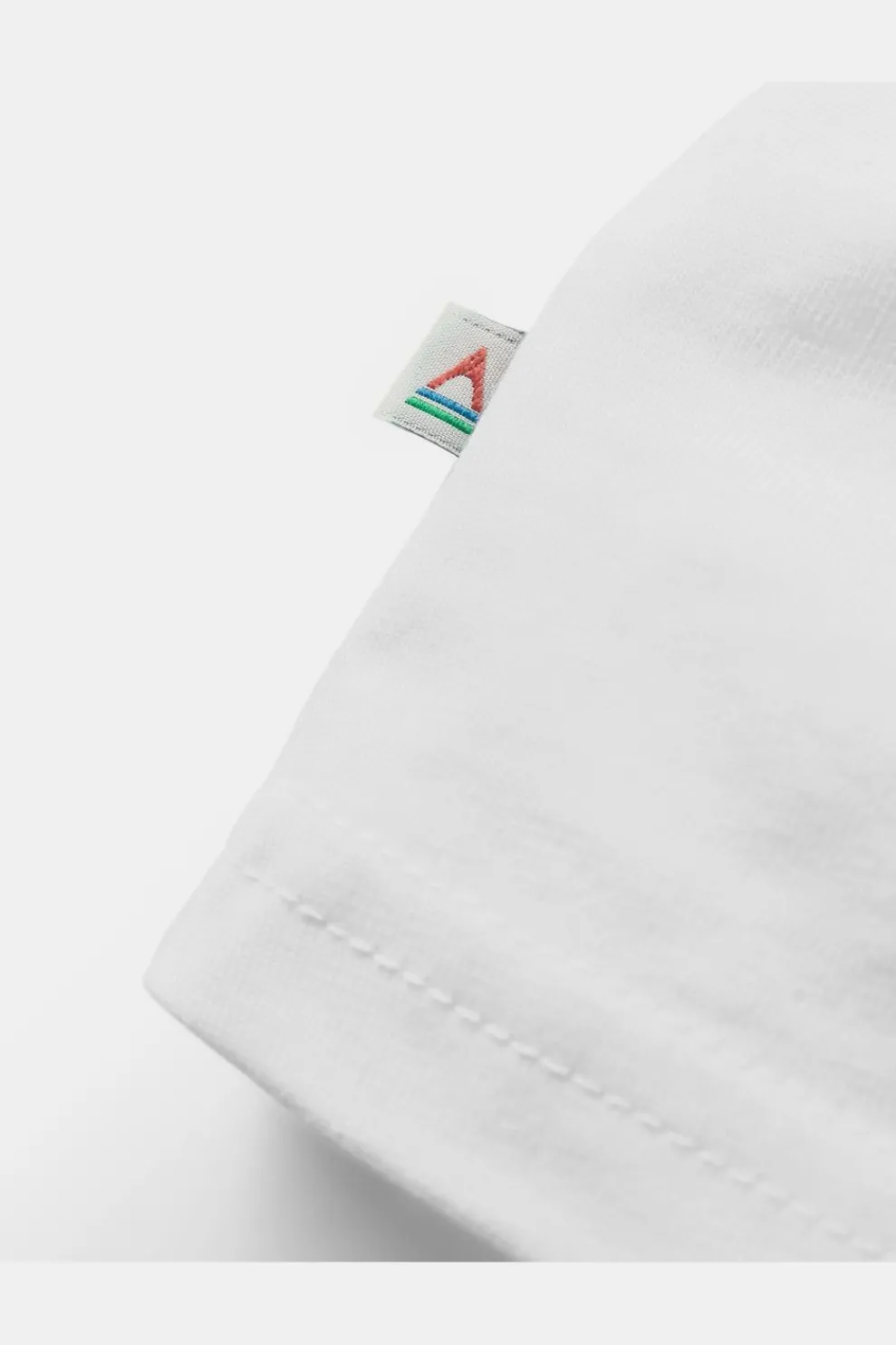 Discount Passenger Clothing ltd T-Shirt Cutout Organic Cotton T-Shirt White