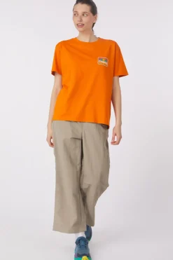 T-Shirt Golden Hour Recycled Cotton Oversized T-Shirt-Passenger Clothing ltd Hot