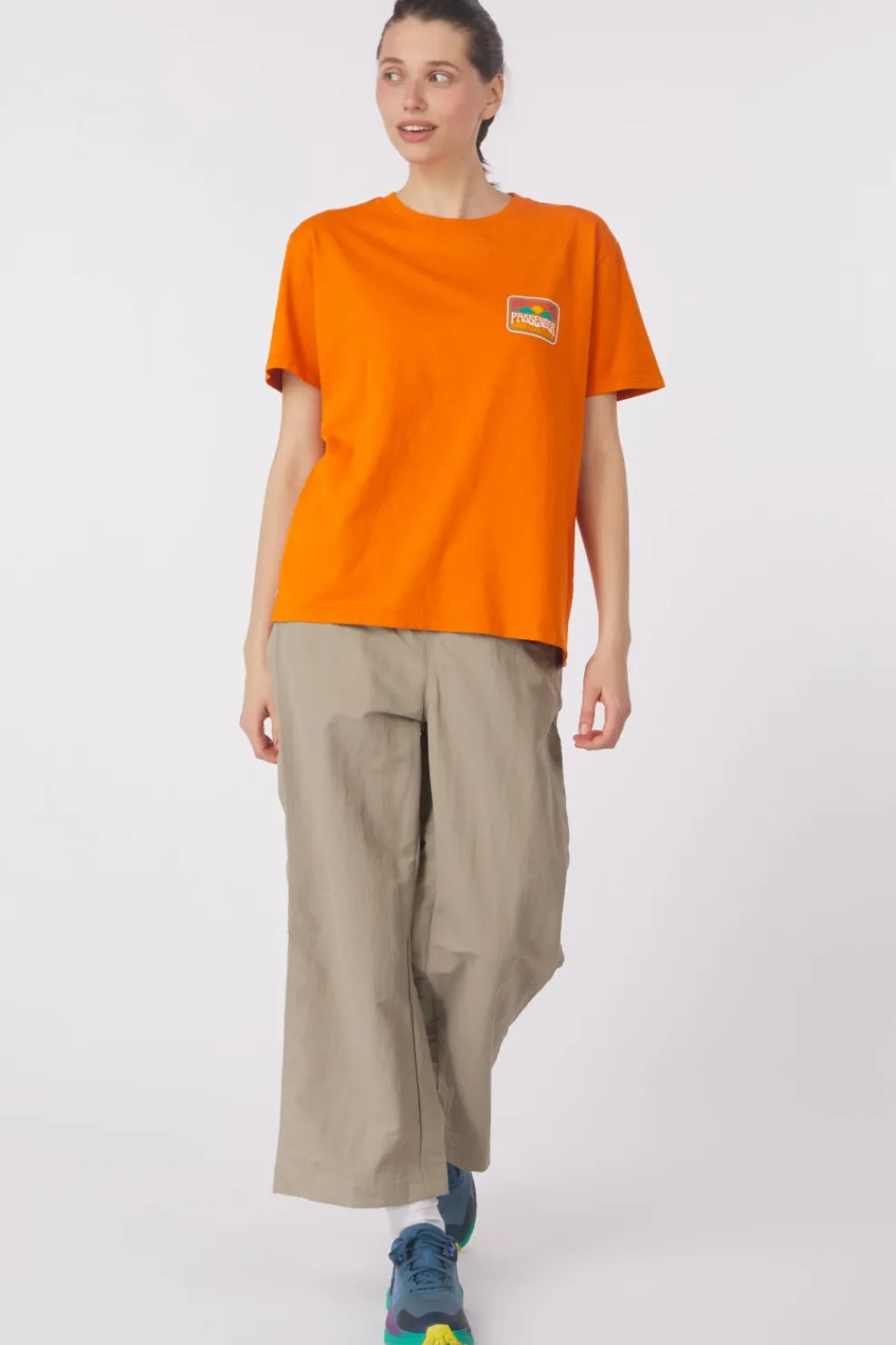 T-Shirt Golden Hour Recycled Cotton Oversized T-Shirt-Passenger Clothing ltd Hot