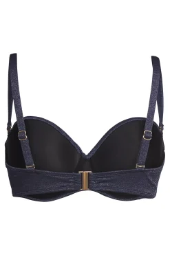 Outlet Pastunette Bikini Top Bandeau Dark Blue