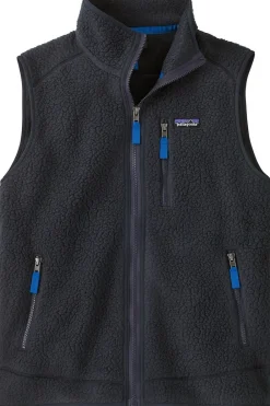 Clearance Patagonia Bodywarmer Retro Pile Vest Pitch Blue W/Endless Blue