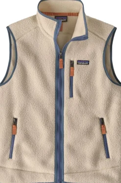 Discount Patagonia Bodywarmer Retro Pile Vest Dark Natural Utility Blue