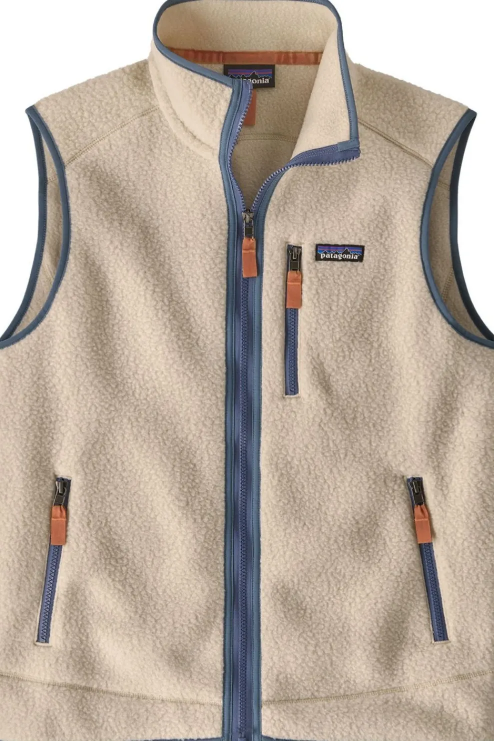Discount Patagonia Bodywarmer Retro Pile Vest Dark Natural Utility Blue