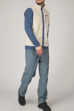 Discount Patagonia Bodywarmer Retro Pile Vest Dark Natural Utility Blue