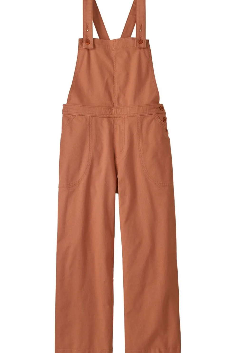 New Patagonia Broek Stand Up Cropped Overalls Sienna Clay
