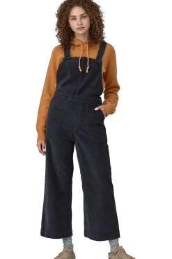 Online Patagonia Broek Stand Up Cropped Corduroy Overalls Pitch Blue