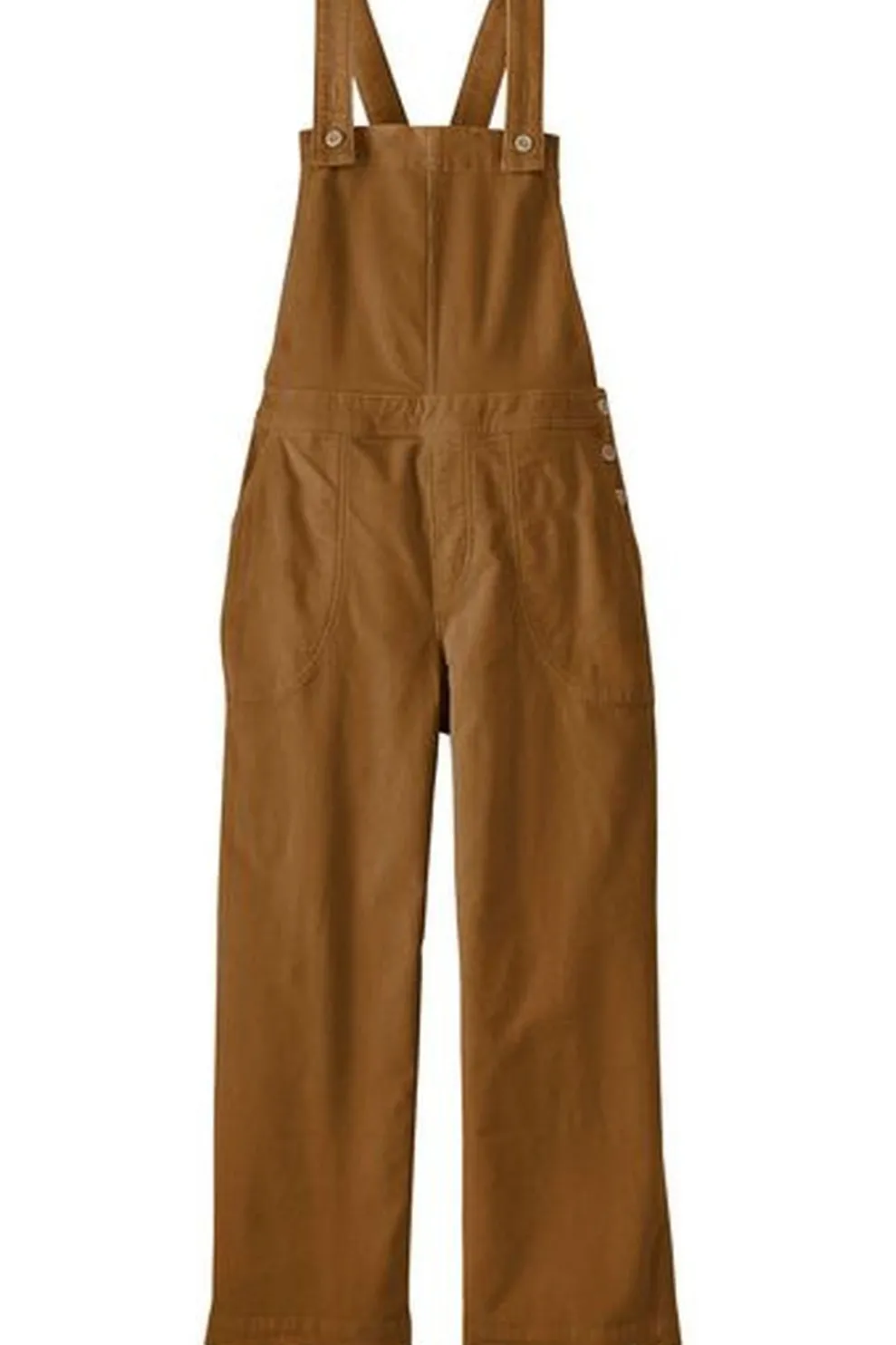 Online Patagonia Broek Stand Up Cropped Corduroy Overalls Nest Brown