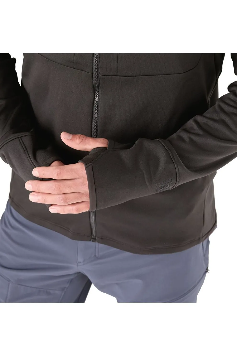 Clearance Patagonia Fleece M'S R1 Thermal Full-Zip Hoody Black