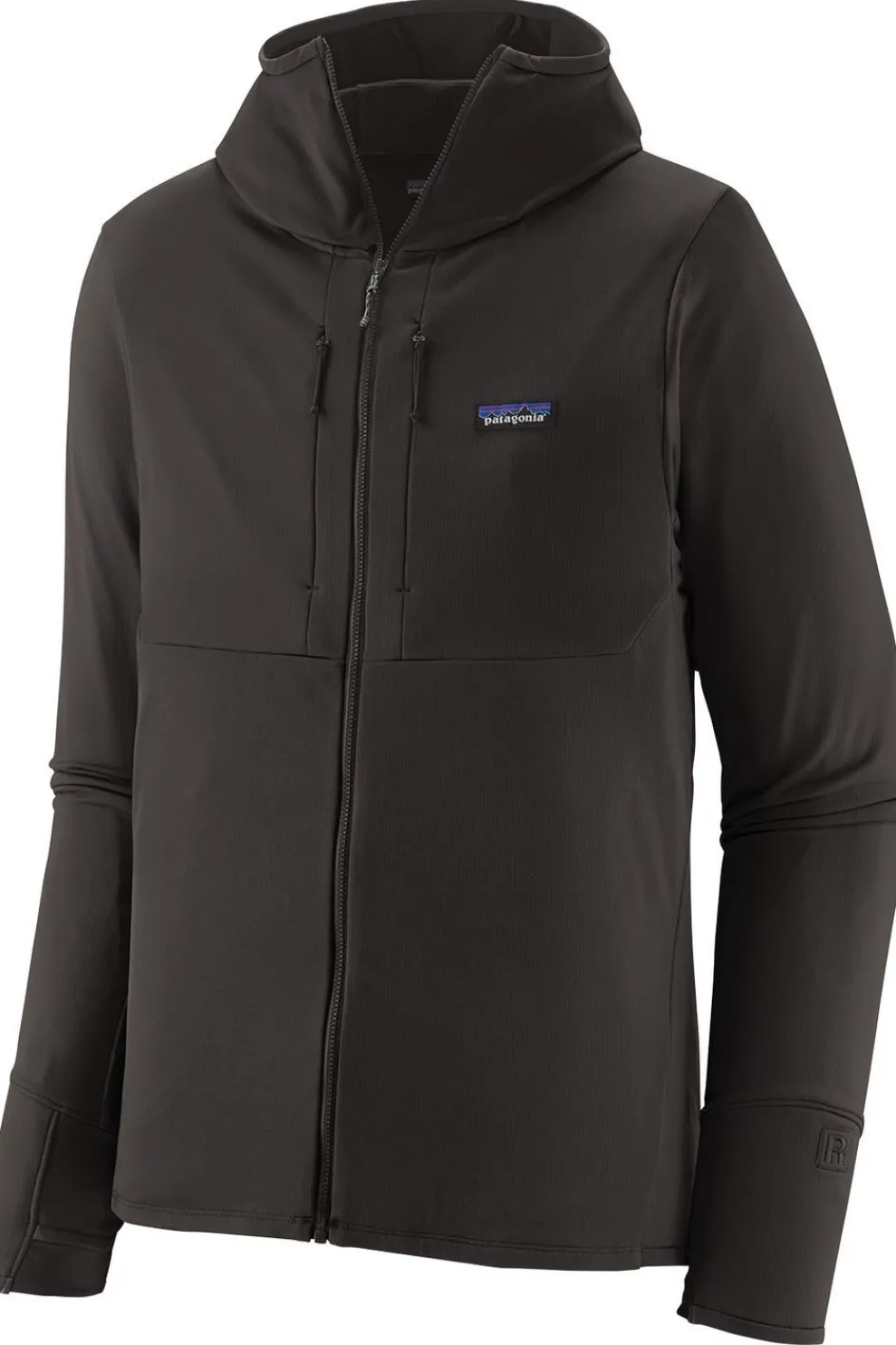 Clearance Patagonia Fleece M'S R1 Thermal Full-Zip Hoody Black