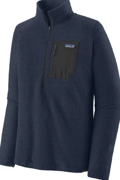 Online Patagonia Fleece R1 Air Zip Neck New Navy