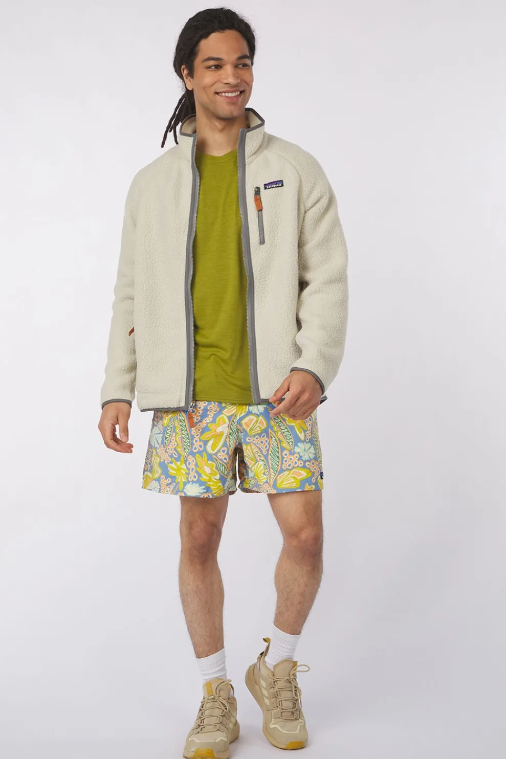 Outlet Patagonia Fleece Retro Pile Pelican