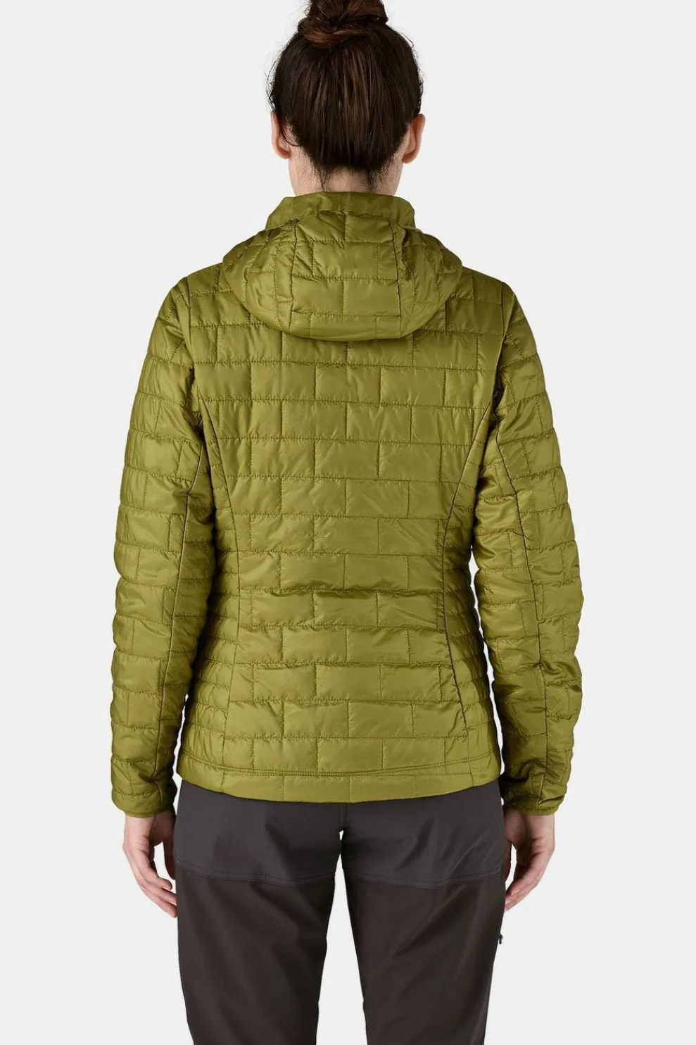 Clearance Patagonia Jas Nano Puff Hoodie Graze Green