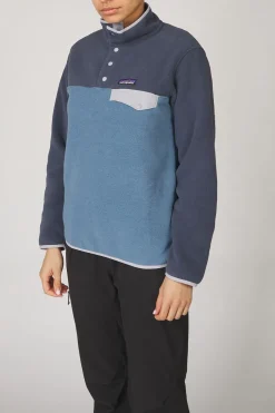 Sale Patagonia Trui Lightweight Synchilla Snap-T Pullover Utility Blue